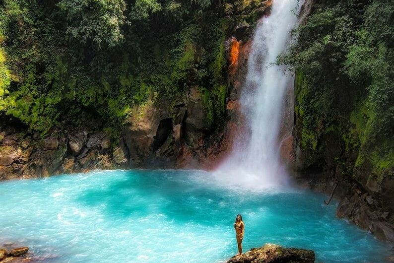 Driving to Rio Celeste Waterfall, Costa Rica